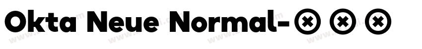 Okta Neue Normal字体转换